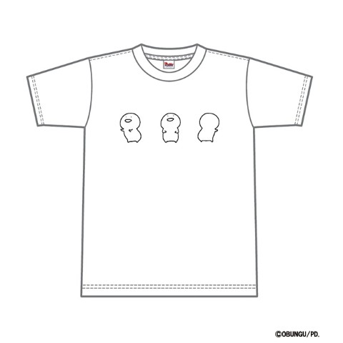 【お文具】くるくるお文具さんTシャツ(ホワイト) Sサイズ