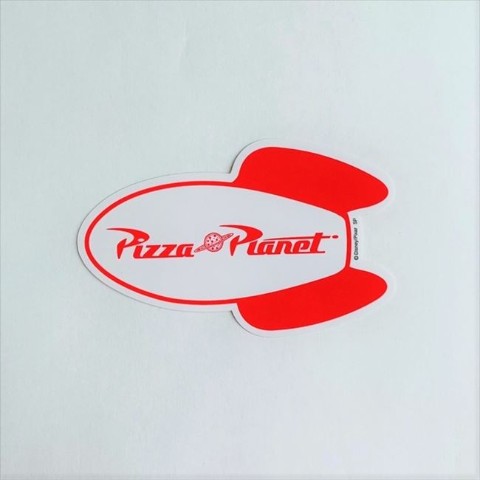 【PIXAR】COMPANY LOGO Pizza Planet ① ステッカー