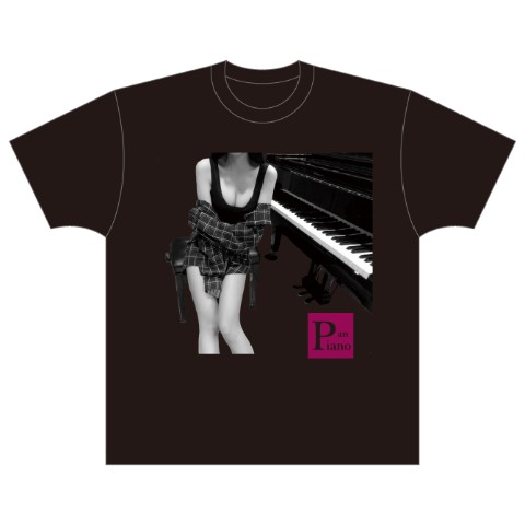 【Panpiano】TシャツBK（タンクトップ）Mサイズ