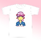 【初恋インビテーション】Tシャツ《恋文恋ドット》WH（XLサイズ）