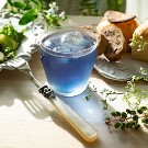 ◆宝石のような青と赤の美しい緑茶◆フルーツ香るオリジナルティー