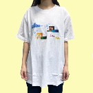 【Minecraft】Tシャツ ウーパールーパー ホワイト（XSサイズ）