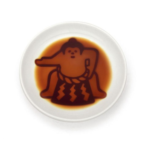 【相撲醤油皿】どひょういり
