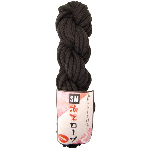 【SM拘束】ロープ（２０m・黒）