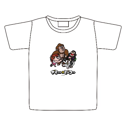 【みっちーのアニメ】Tシャツ ナミちゃんとミーコさん（XLサイズ）