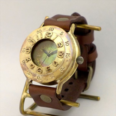 【手作り腕時計】JUM117 ”GunBoat-B”【完全受注生産】