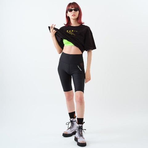 REALISE(リアライズ) 【LG-001ST】メッシュパネルバイクパンツ ｜Panel Mesh Bike Pants（High stretch fabric） (Black、 XL)