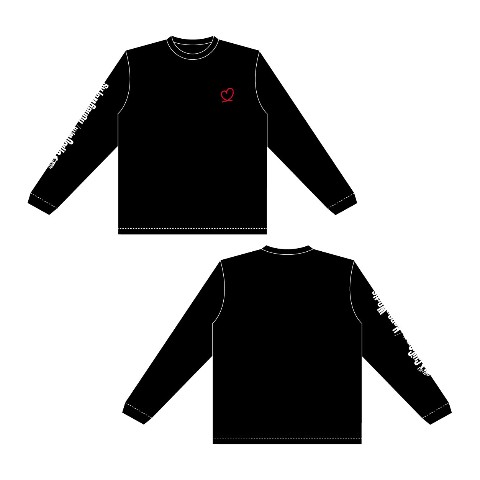 【CHiCO with HoneyWorks】長袖Tシャツ/ブラック/XLサイズ