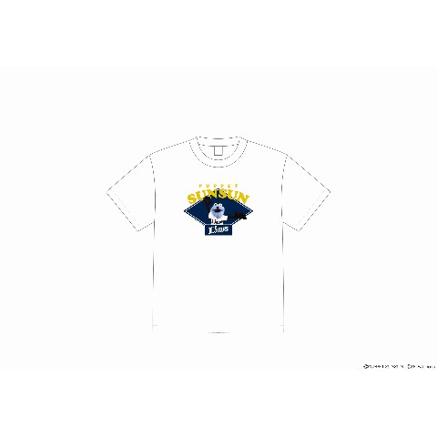 【パペットスンスン】埼玉西武ライオンズ Tシャツ（Lサイズ）
