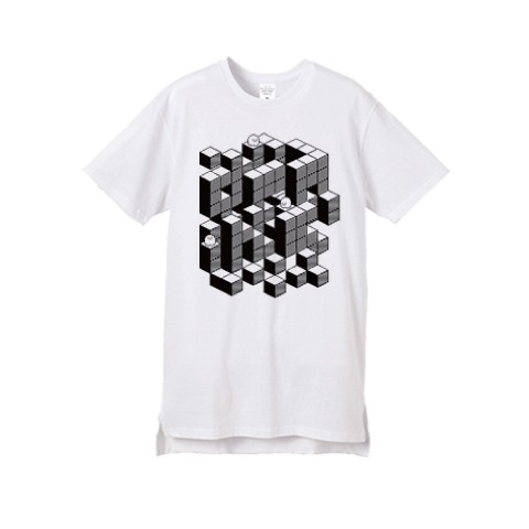 【saino】OPAKE Tシャツ(ホワイト)・M
