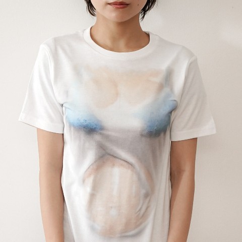 妄想マッピングTシャツ/ Splash/ Blue bra（WMサイズ）