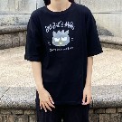 【サンリオキャラクターズ】XO30th おセンチ BIGTシャツ BK/M