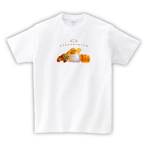 【おばけメンダコ】Tシャツ WH パン（XLサイズ）