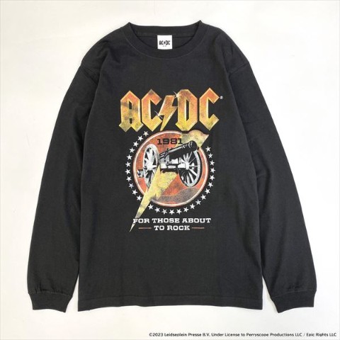 【バンド】AC/DC ロングTシャツ A柄（Mサイズ）