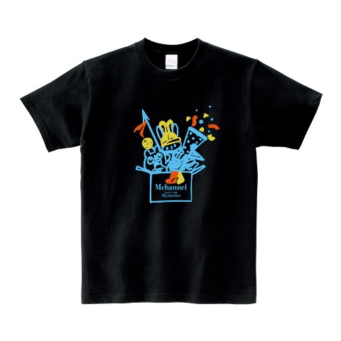 【世界の七不思議 えむちゃんねる】Tシャツ BK（Lサイズ）