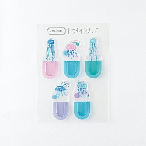 【KOHAKU】トウメイクリップ（jellyfish）