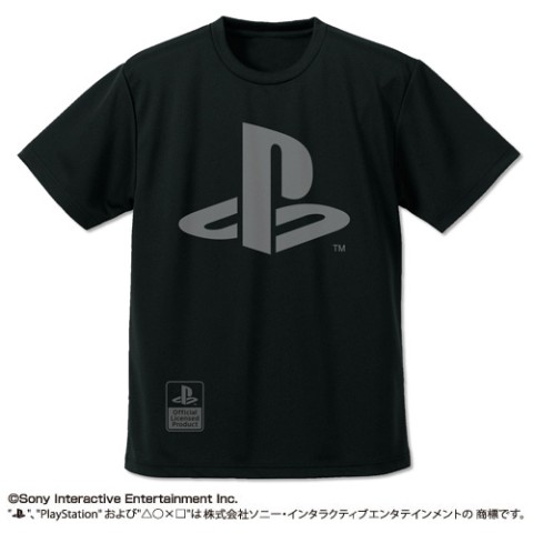 【プレイステーション】PLAYER ドライTシャツ“PlayStation” BLACK L