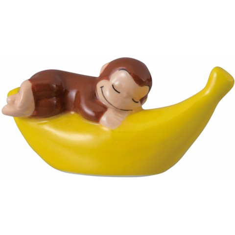 【おさるのジョージ】立体箸置き　バナナ