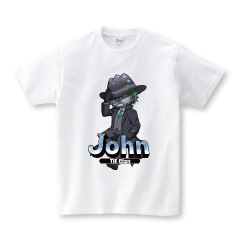 【TIE J0hn】Tシャツ WH（XLサイズ）