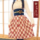 【カラクリンゴ-karakuringo-】疑似帯ハイウエストスカート
