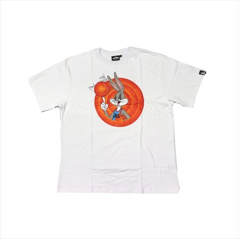 【ルーニー・テューンズ】スペースプレイヤーズ Tシャツ（バックス・バニー ホワイト）XL