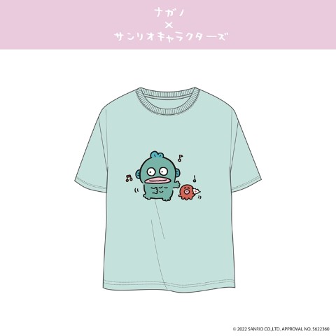 【ナガノ×サンリオキャラクターズ】Tシャツ ハンギョドン Lサイズ