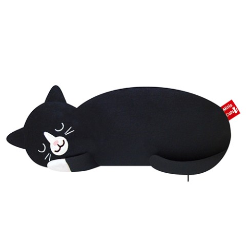【ほっと一息】アロマホット＆アイスアイピロー 黒ネコ