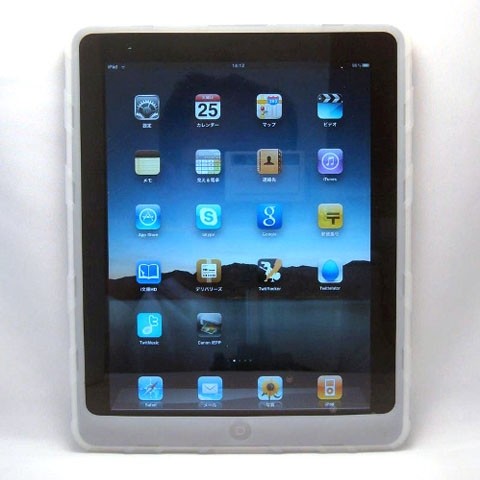 iPad カバー ソフトシリコン B-Type ホワイト