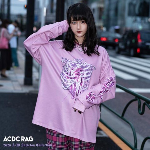【ACDC RAG】タレロリポップ  ロングスリーブTシャツ