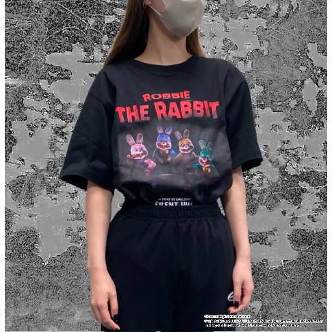 【SILENT HILL x Dead by Daylight】Tシャツ ブラック ロビー・ザ・ラビット L