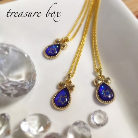 【treasure box】一粒星のネックレス