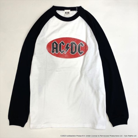 【バンド】AC/DC ラグランロングTシャツ（Mサイズ）