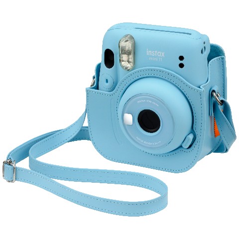 チェキinstax mini 11専用カメラケース  BLUE