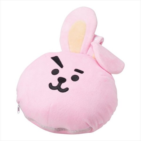 【BT21】「ネックピロー_COOKY」フード付きネックピロー