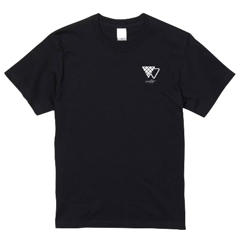 【waffy】Tシャツ　ブラック　L