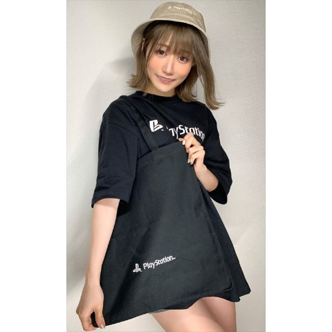 “PlayStation”トートバッグ ロゴ刺繍 ブラック