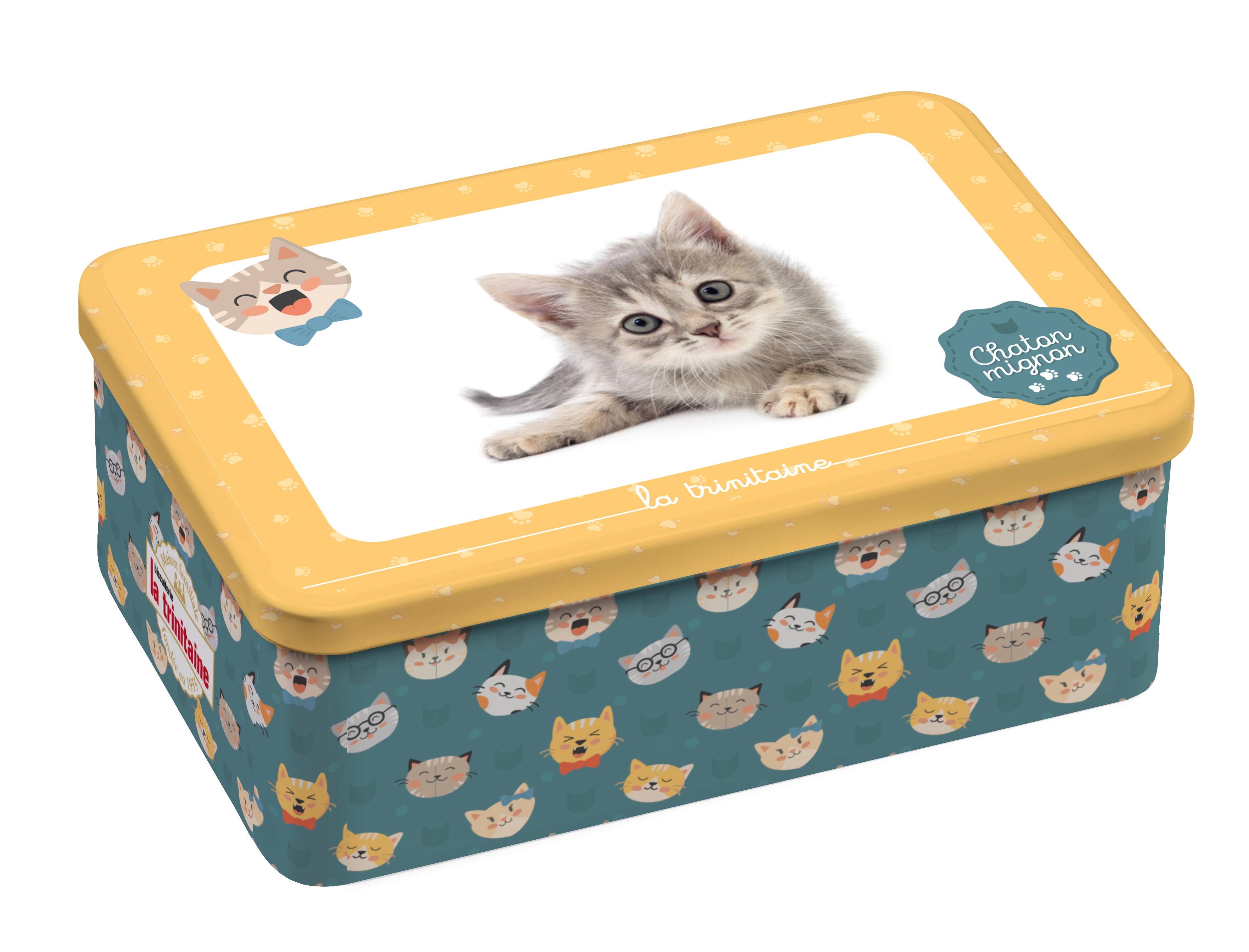 キャット缶 かわいい猫ちゃんが見つめるフレンチクッキー 雑貨通販 ヴィレッジヴァンガード公式通販サイト
