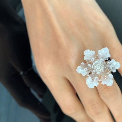【SHINO】雪の結晶。リング