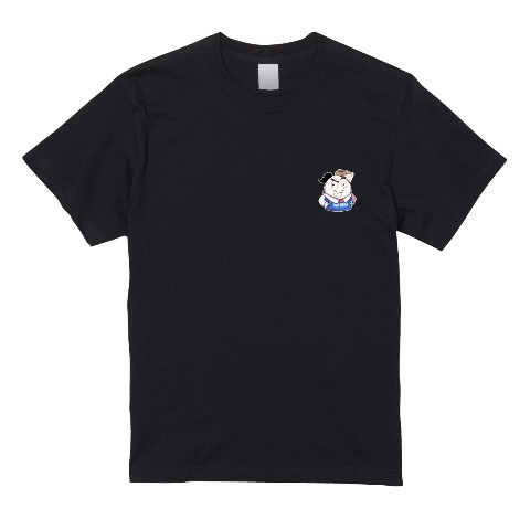 【カジテツ玉子】Tシャツ BK（XLサイズ）