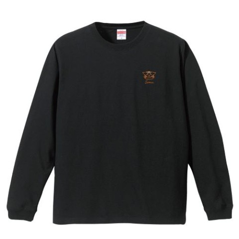 【きくまき】ロングTシャツ ブラック（XLサイズ)