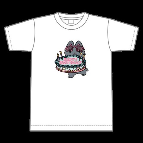 【ぱんだにあ】Tシャツ②ケーキ（Lサイズ）