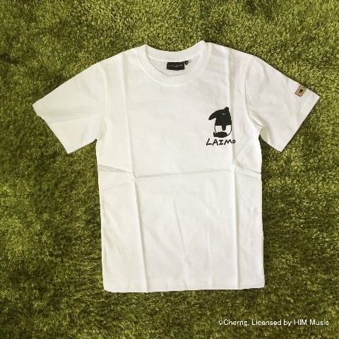 【LAIMO】【L】HELLOプリントTシャツ ホワイト