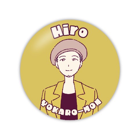【YOKARO-MON】缶バッチ Hiro