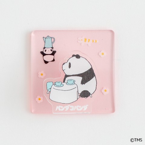 【パンダコパンダ】メモクリップスタンド(ピンク)