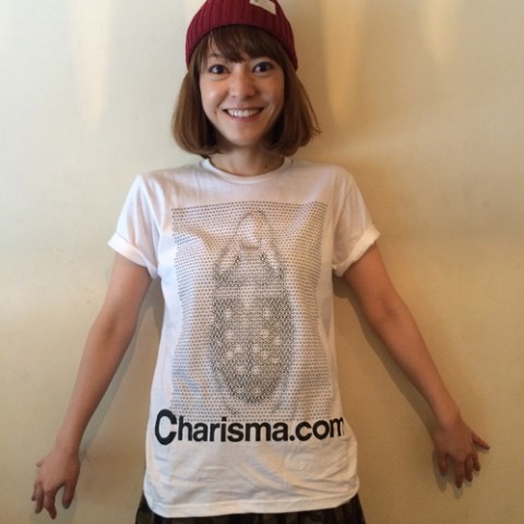 【Charisma.com】 カナブンモチーフ Tシャツ　ホワイト　M