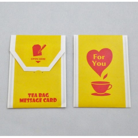 【cobato】ティーバッグ風メッセージカード