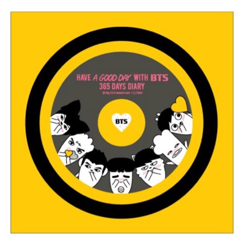 BTS hiphop monster 365diarly　(YELLOW)