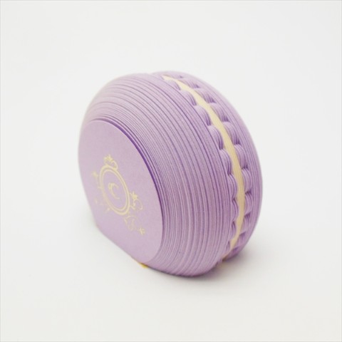 【マカロンふせん】Macaron Sticky note/purple【CRU-CIAL】