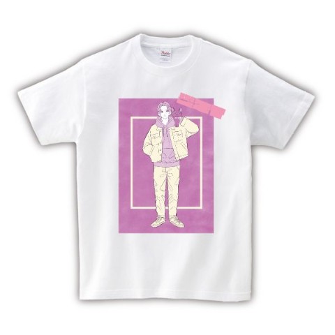【少年T×タケウチリョースケ】Tシャツ WH（XLサイズ）