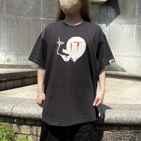 【ホラーTシャツ】IT ① スミクロ（Mサイズ）